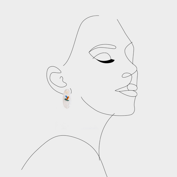 Poppy earrings