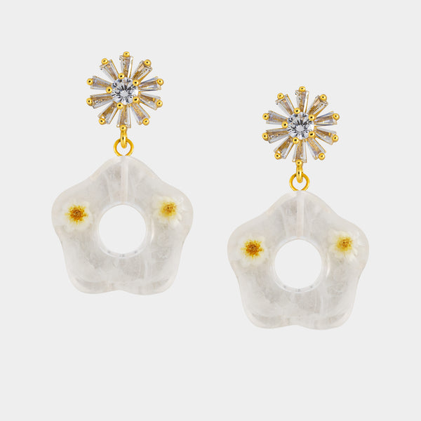 Bethany Dried Floral Earrings