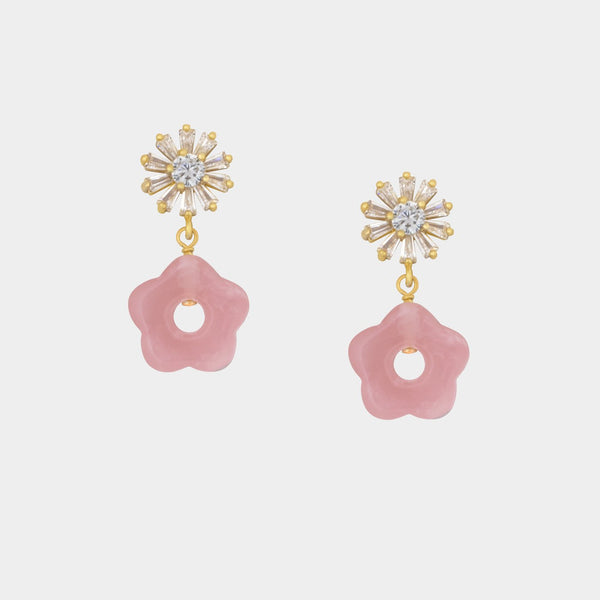 Bethany Tiny Floral Earrings