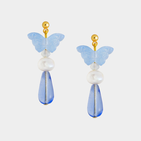 Gisela Butterfly Drop Earrings