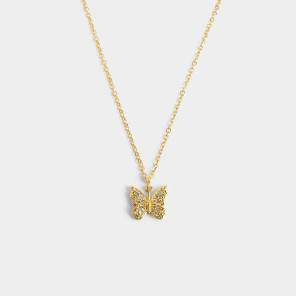 Holly Butterfly Necklace