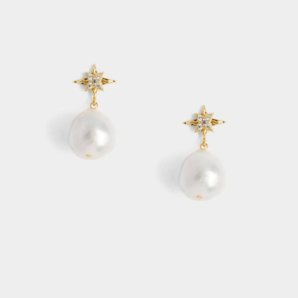Aries Pearl Earrings