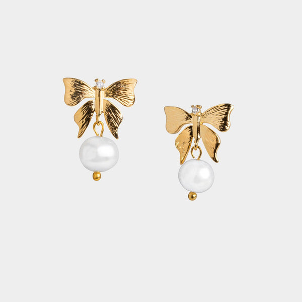 Papillon Pearl Earrings