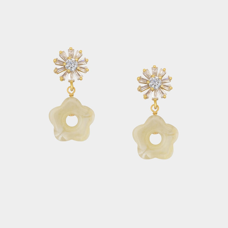 Bethany Tiny Floral Earrings