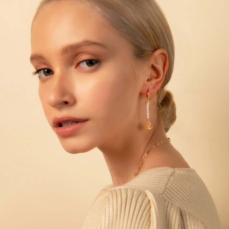 Fleur Drop Earrings