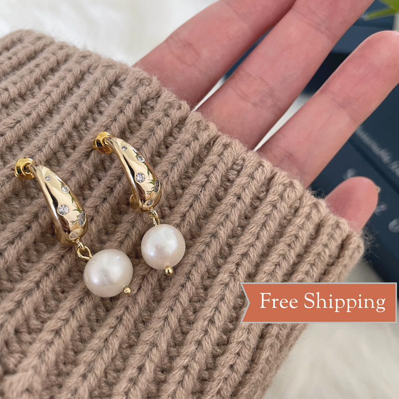 Amelia Pearl earrings