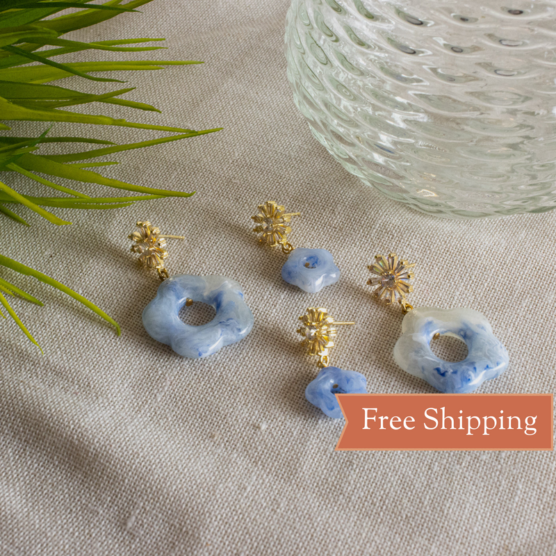 Bethany Tiny Floral Earrings