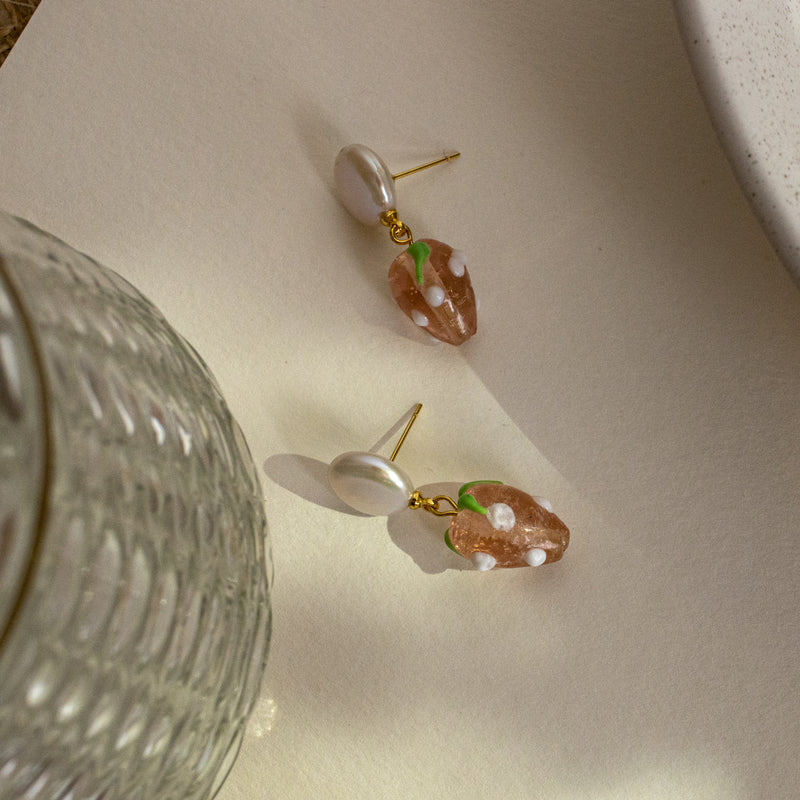 Vava strawberry Earrings