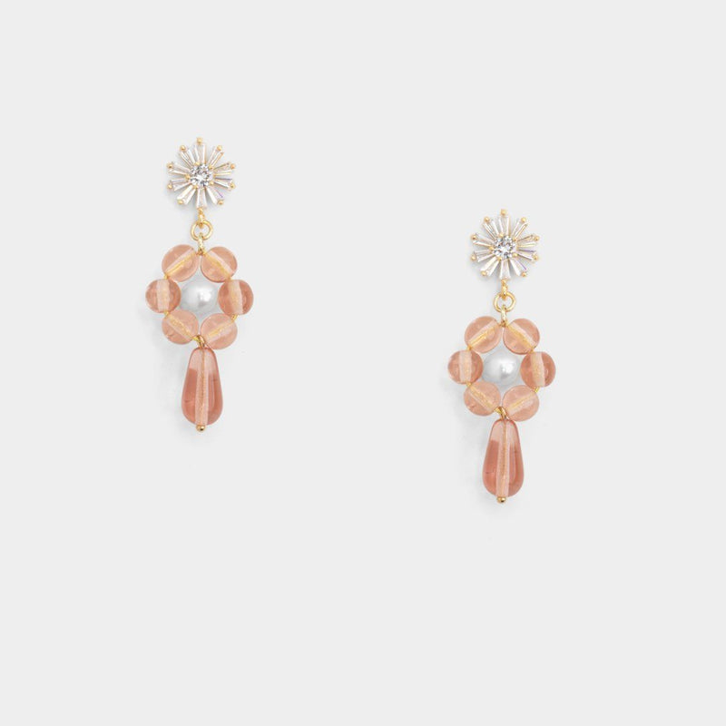 Bethany Tear Floral Earrings