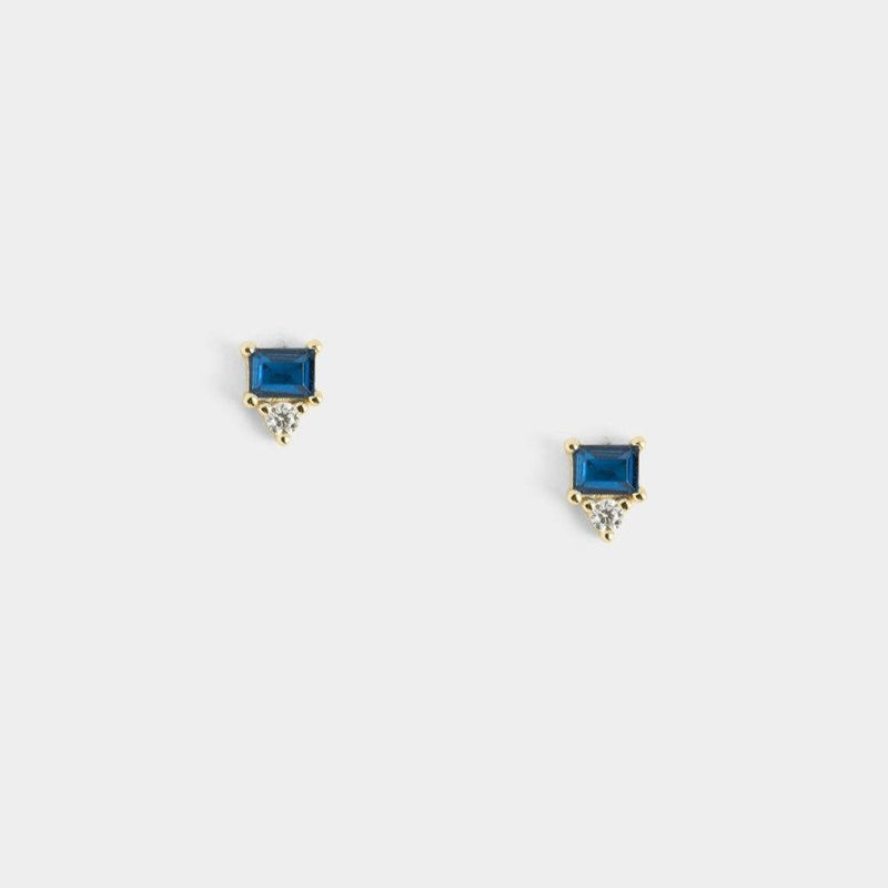 Bel Emerald Studs