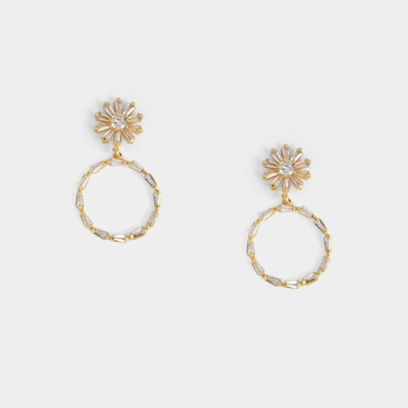 Bethany Circle Earrings