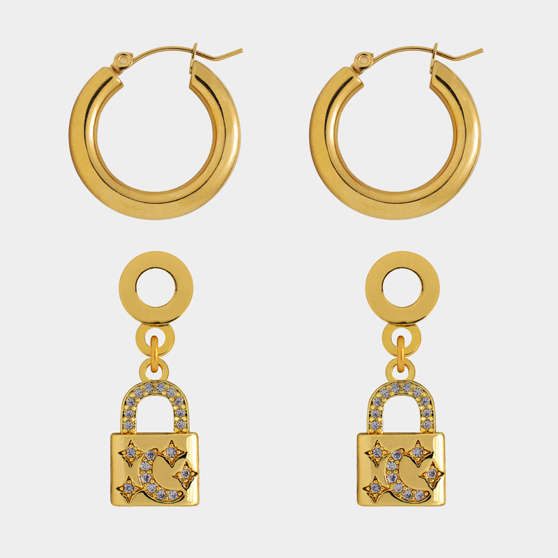 Nina Lock Earring Charm