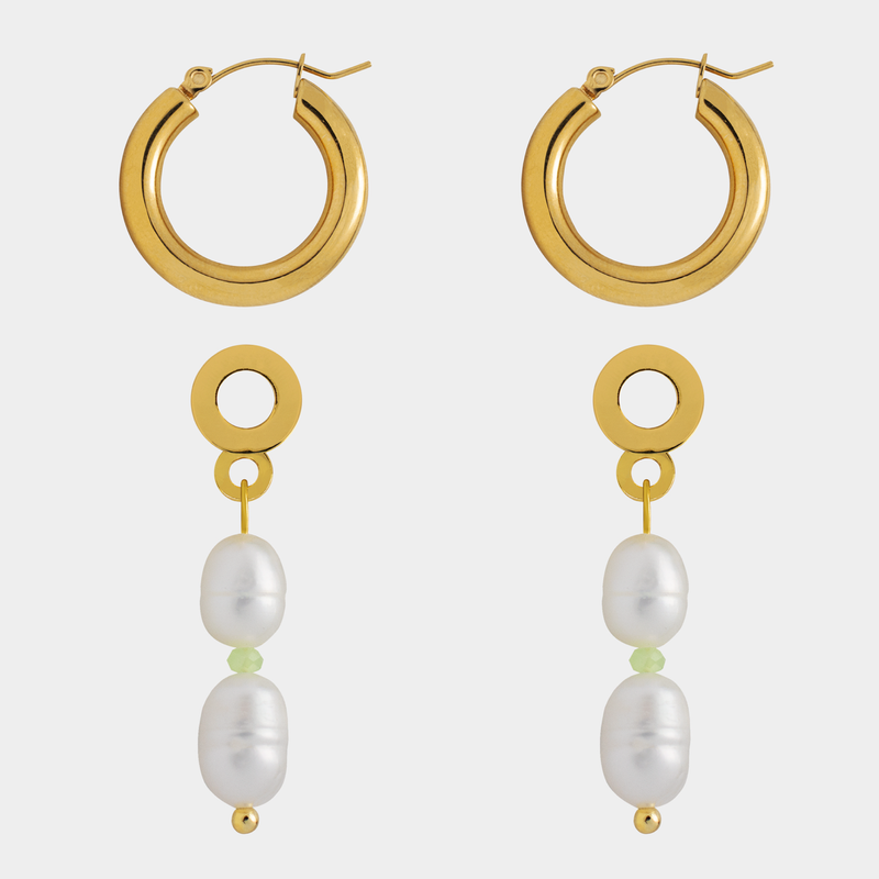 Twins Pearl Earring Charm