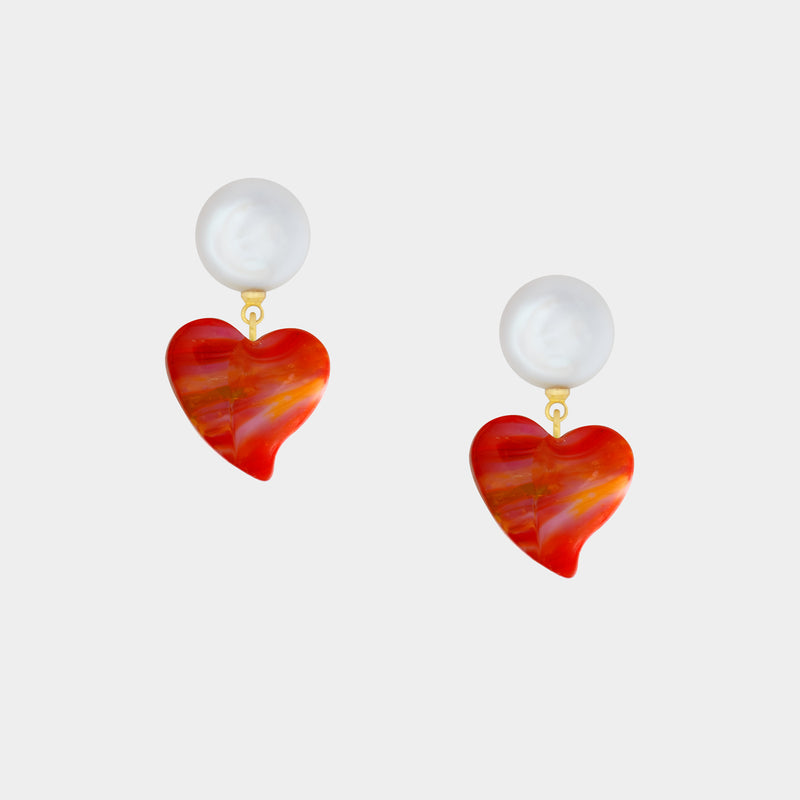 Vera heart Earrings