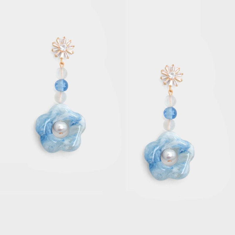 Bethany Drop Floral Earrings