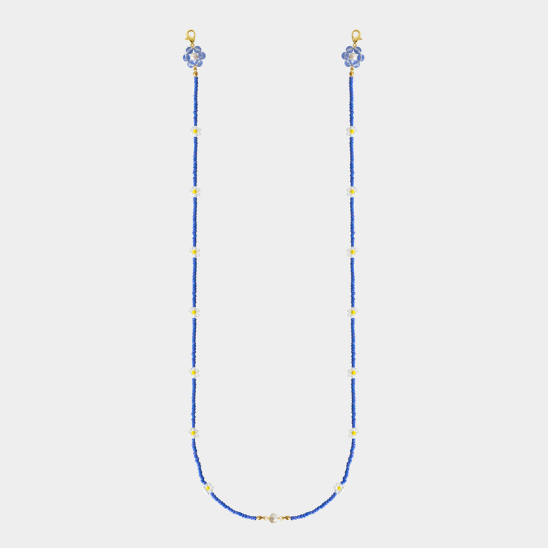 Brisa Fleur Mask Chain/blue